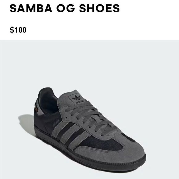 Sold!! Adidas Samba OG Men's Shoes - Black and Gray size 7 men 8 woman’s- - Picture 4 of 14